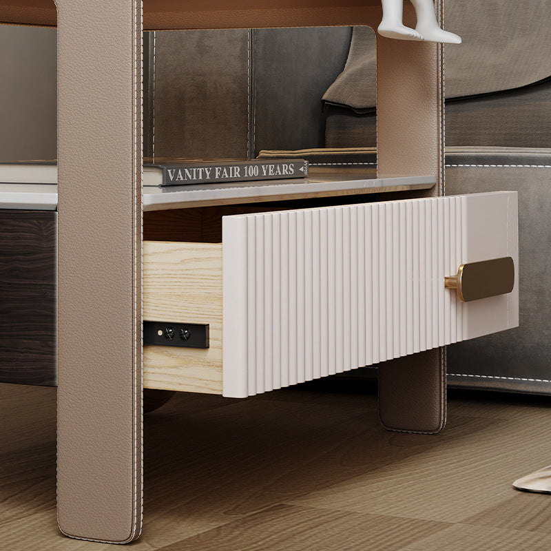 OUO Wireless charging bedside cabinet with induction lamp